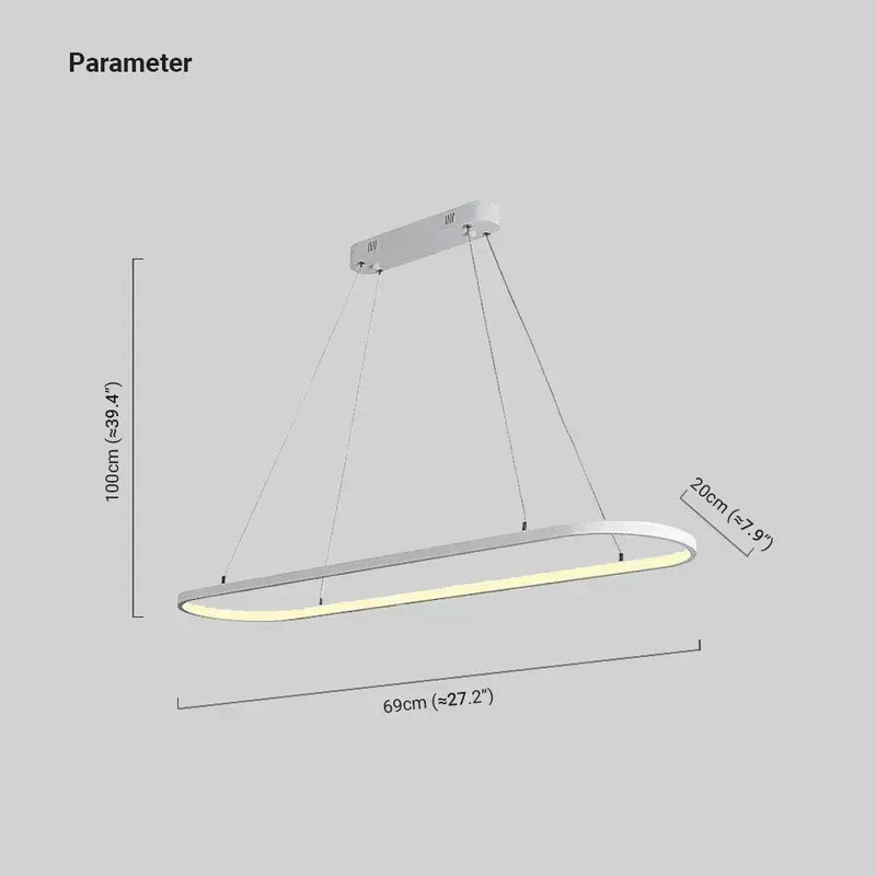 Weiße Pendelleuchte ist für das Esszimmer geeignet