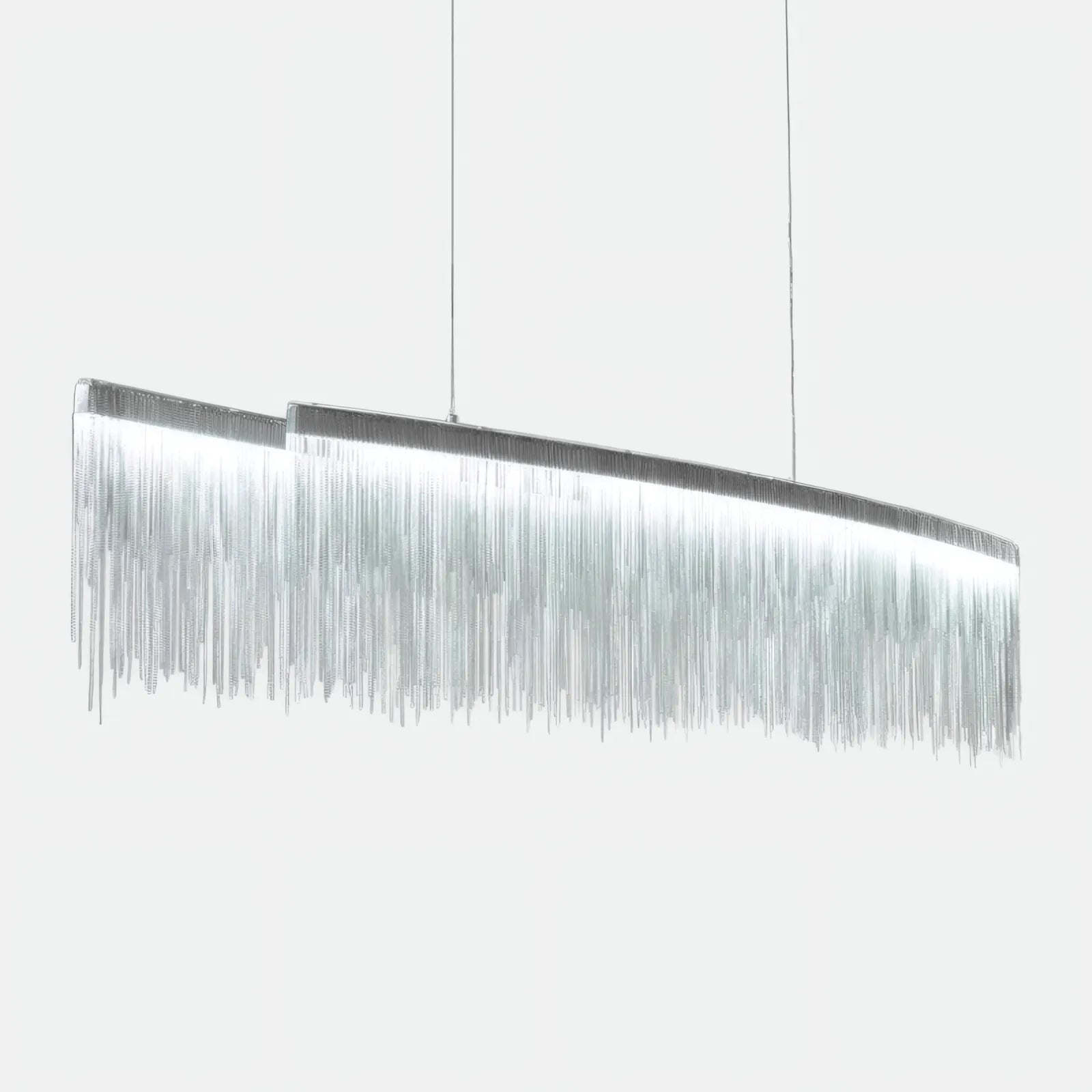 Modern Pendelleuchte Acryl Chrom Wohnzimmer