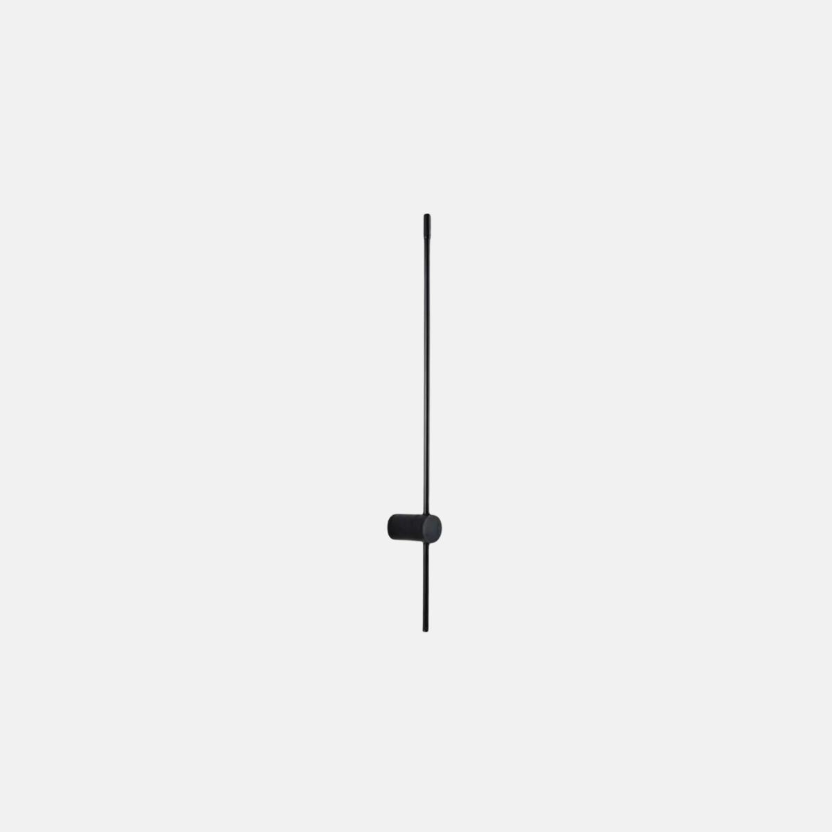 Minimalistische Wandlampe LED Linear Schwarz Metall Schlaf/Wohnzimmer