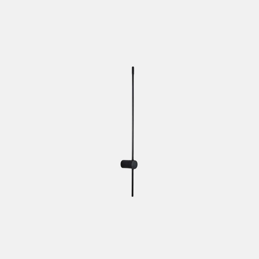 Minimalistische Wandlampe LED Linear Schwarz Metall Schlaf/Wohnzimmer