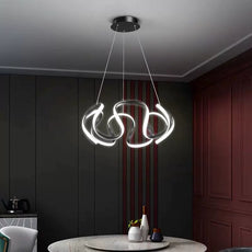 Modern Pendelleuchte Acryl Kaffee Esszimmer