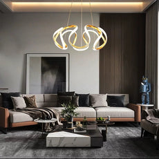 Modern Pendelleuchte Acryl Kaffee Esszimmer