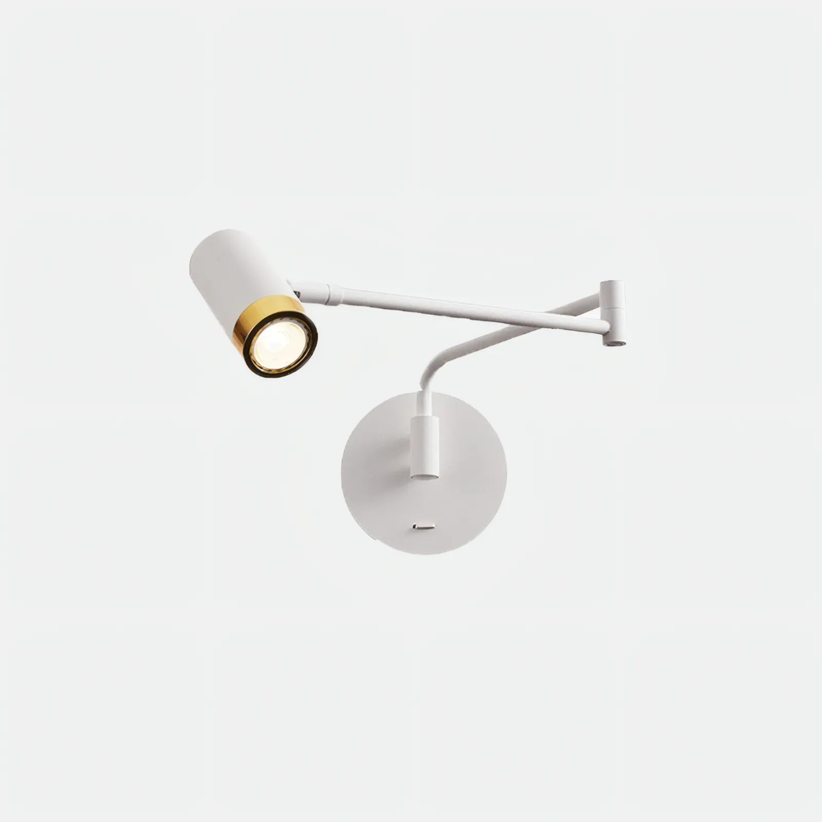 Minimalistisch Wandlampe Metall Weiß Schlafzimmer