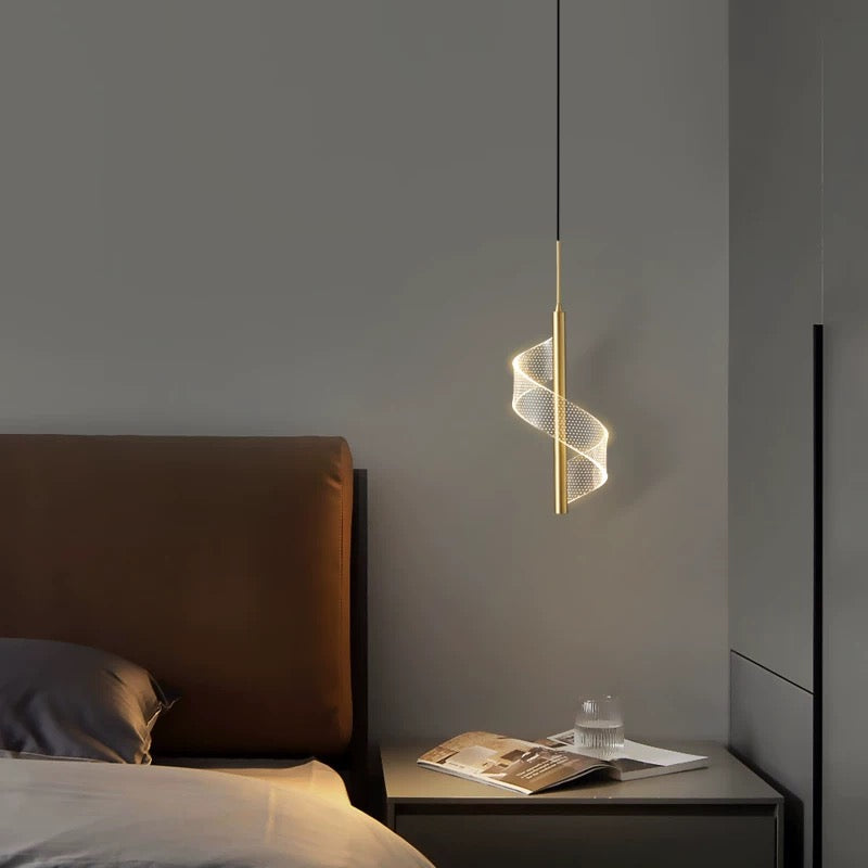 Moderne Gold metall-Kronleuchter für Schlafzimmer