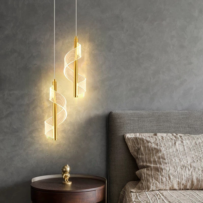 Modern metall-Kronleuchter für Schlafzimmer