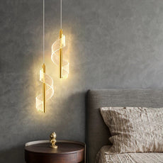 Modern metall-Kronleuchter für Schlafzimmer