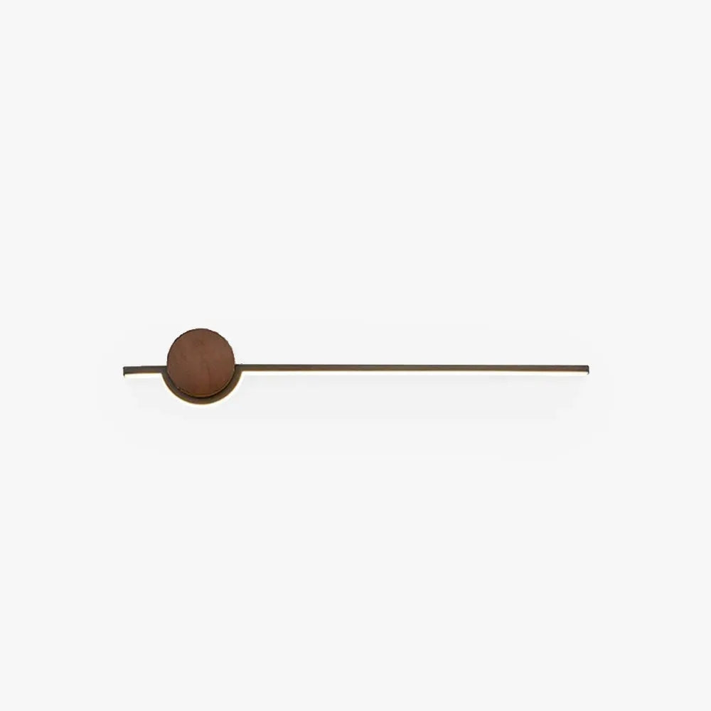 Nordic Holz Metall Linear Weiß Gold Wandlampe Badezimmer