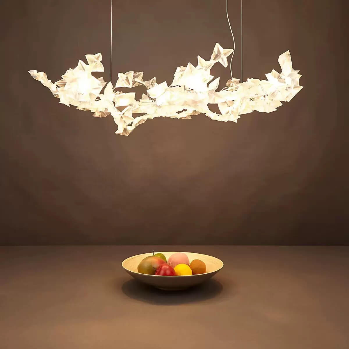 Designer Acryl Silber Kronleuchter Wohnzimmer