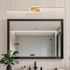 Modern Wandlampe Metall Kieselgel Gold Badezimmer