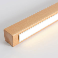 Modern Deckenleuchte LED Holz Linear  mit schoene Optik