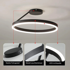Modern Deckenleuchte LED Ring weiss Acryl -Sorgfältig verarbeitet und von hoher Qualität