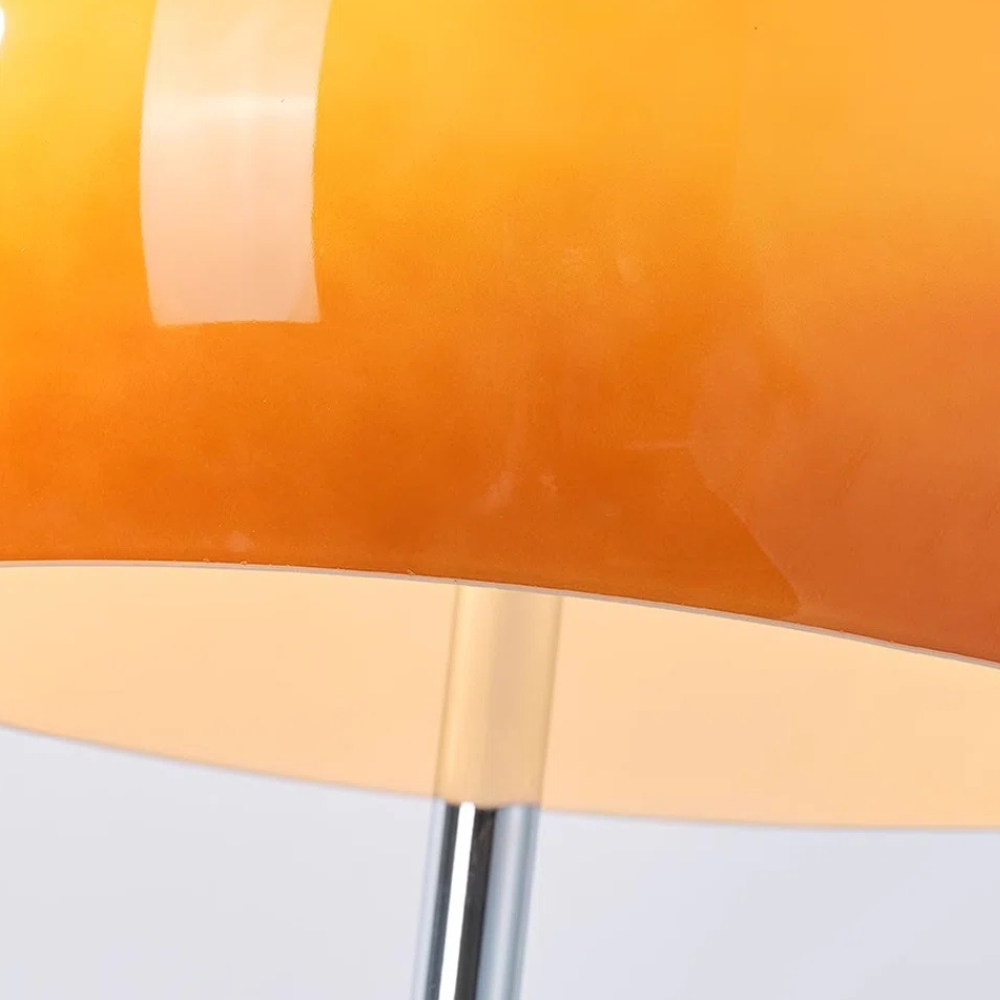 Metall Orange Stehlampe passend für Wohnzimmer
