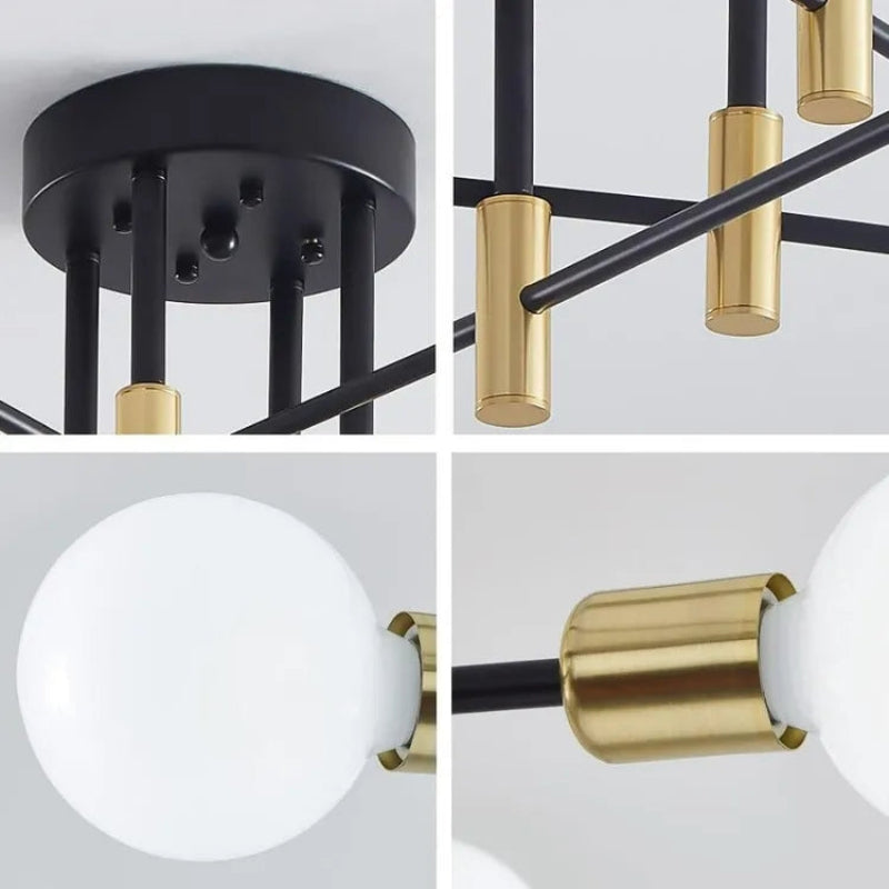 Metallsaugscheibe und Lampe der LED-Deckenleuchte
