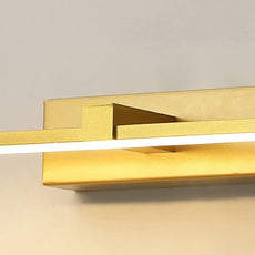 Modern Spiegelleuchte LED Metall/Acryl Gold Badezimmer