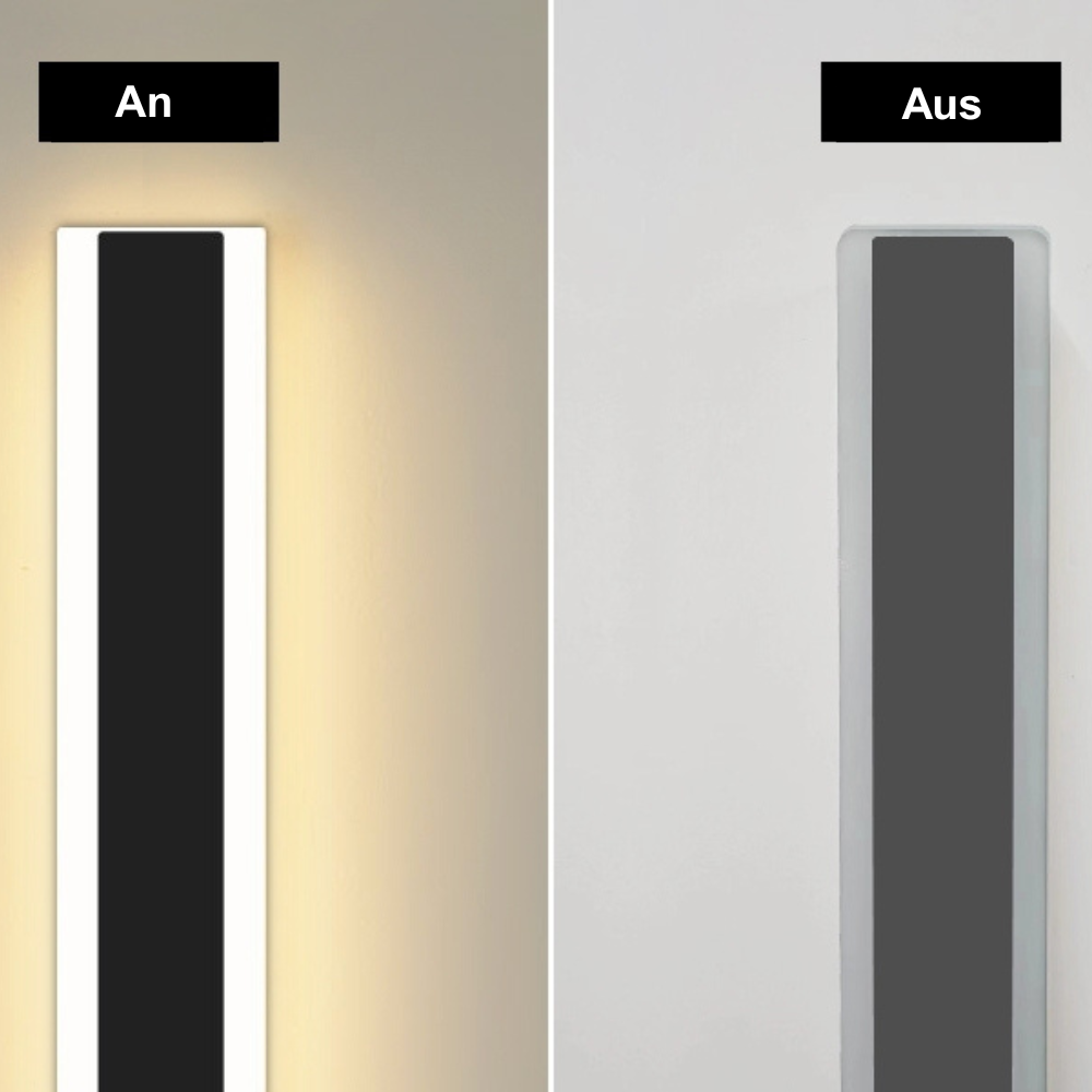 Modern Außenwandleuchte LED Linear Metall/Acryl Garten Flur