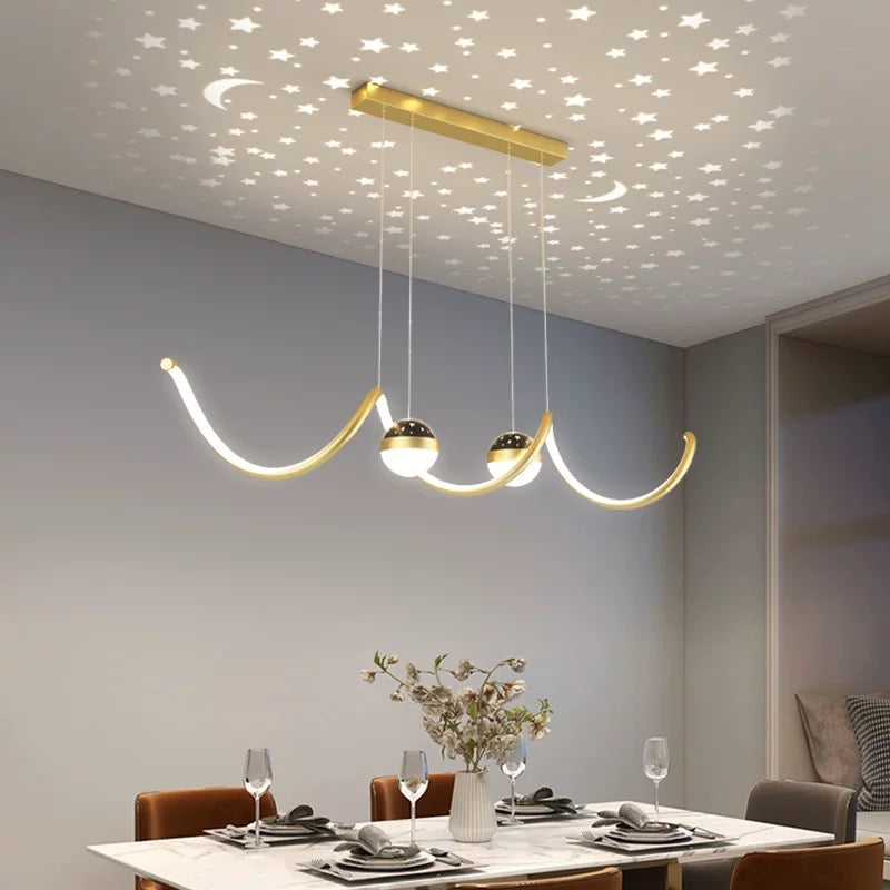Modern Pendelleuchte Metall Milchig Weiß Wohnzimmer