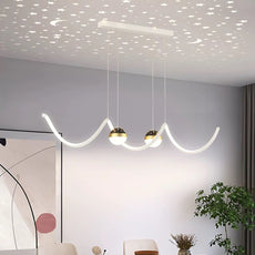 Modern Pendelleuchte Metall Milchig Weiß Wohnzimmer