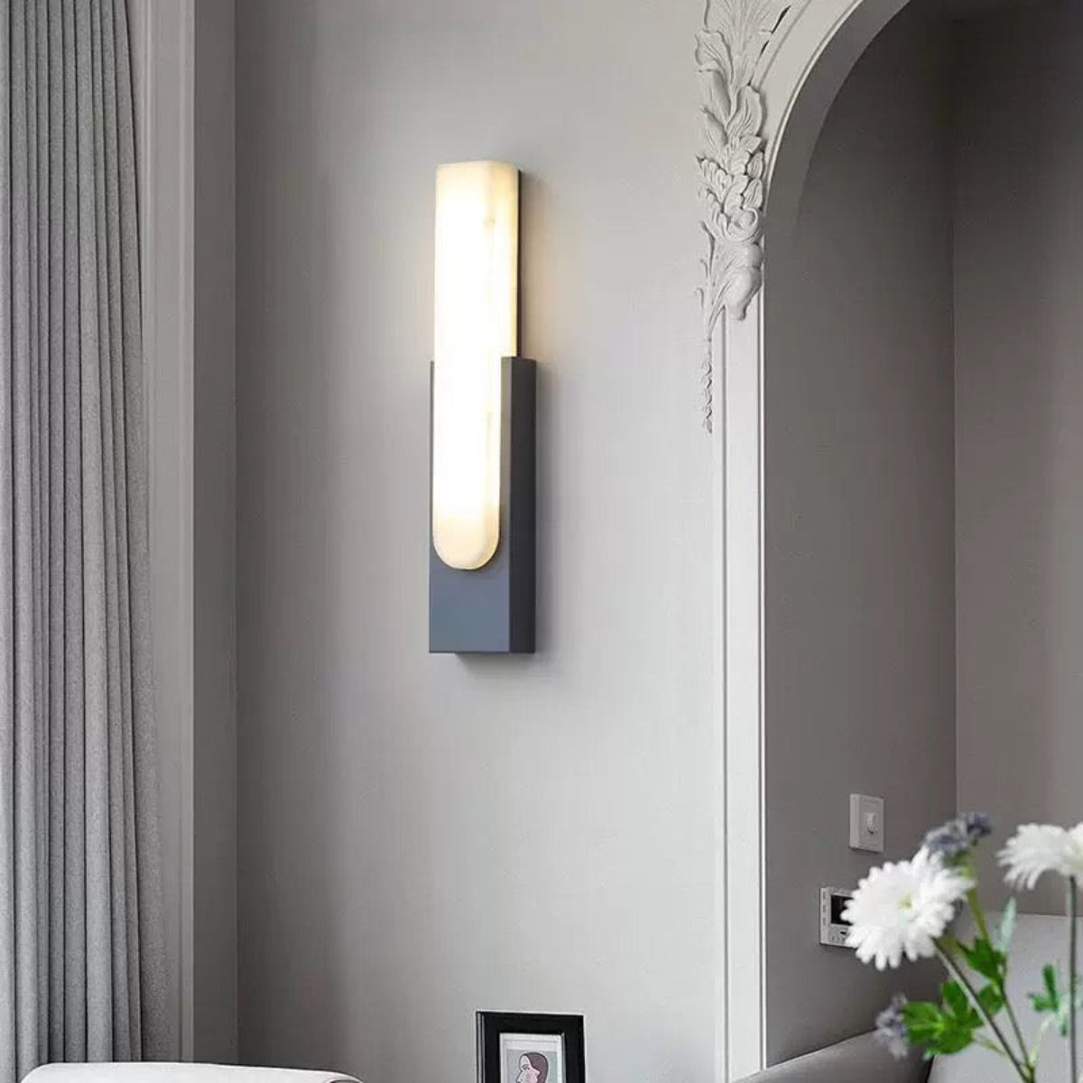 Modern Wandlampe Metall Grün Schlafzimmer