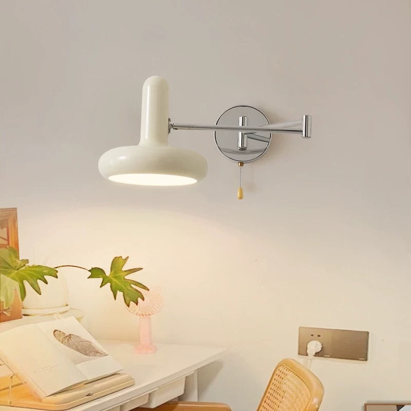 Nordic Wandleuchte Metall Beige Wohnzimmer
